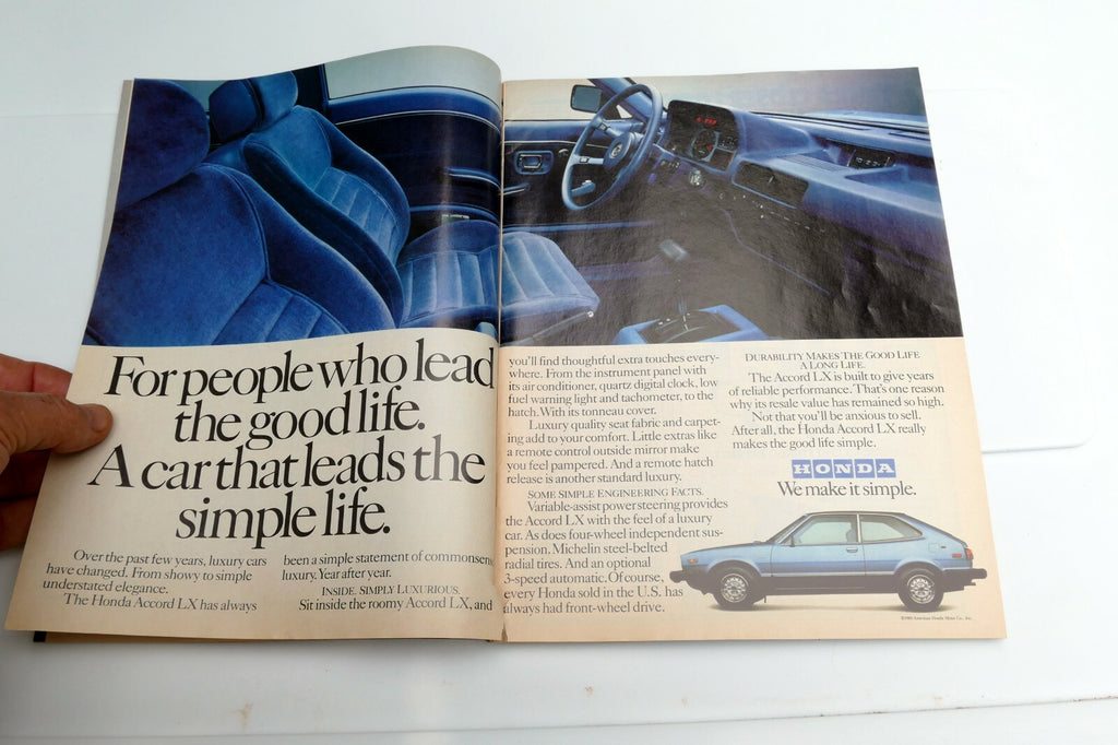 Car & Driver Fuel Economy magazine Feb 1981 Porsche 924 Ford Escort Bonneville