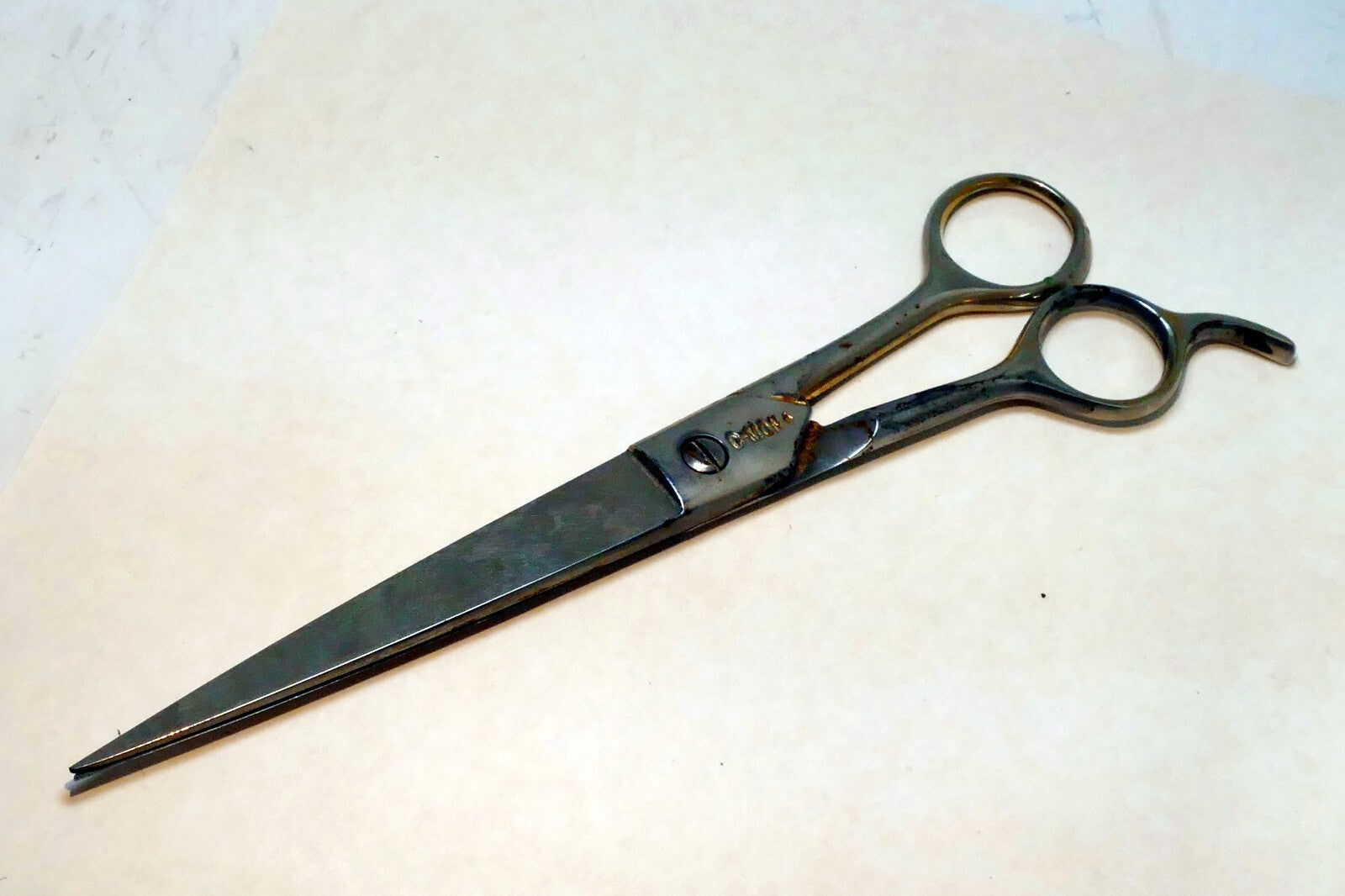 C mon shears   barber scissors 8” peter j. michels lancaster pennsylvania