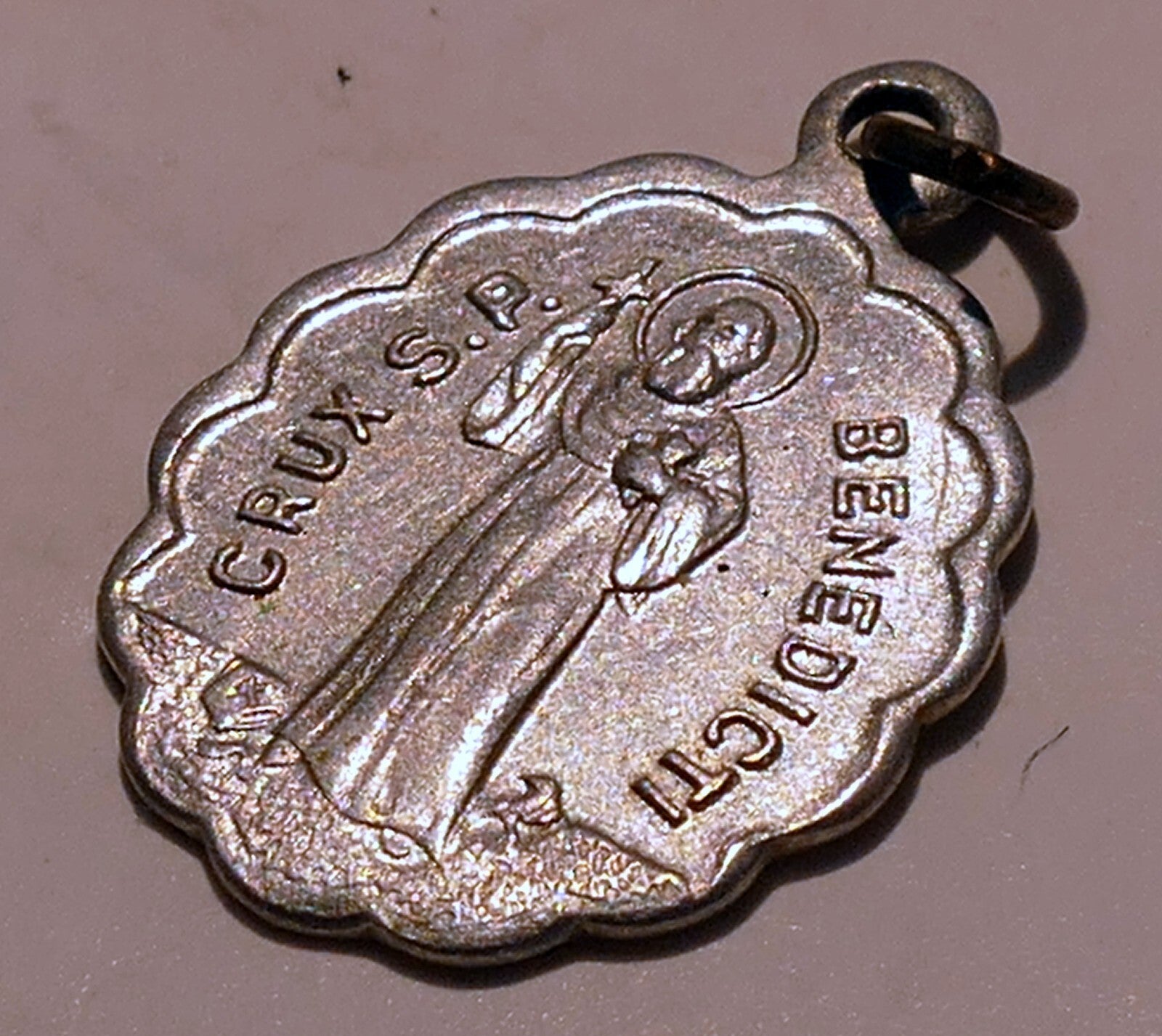 Crux s. p. benedicti pendant   vintage