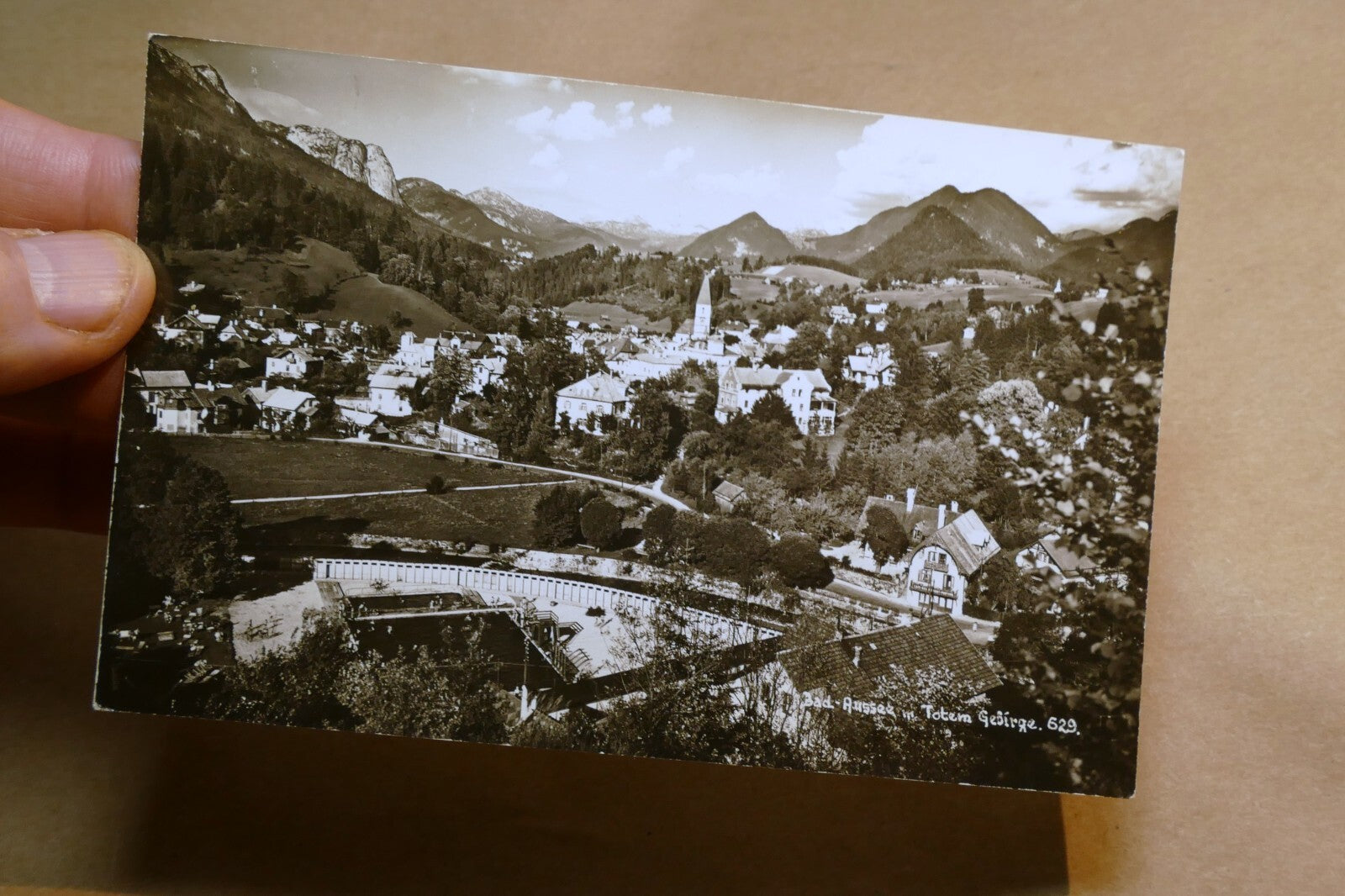 Bad Aussee Totem Gebirge Liezen, Bezirk  Austria 1930's postcard  - unposted