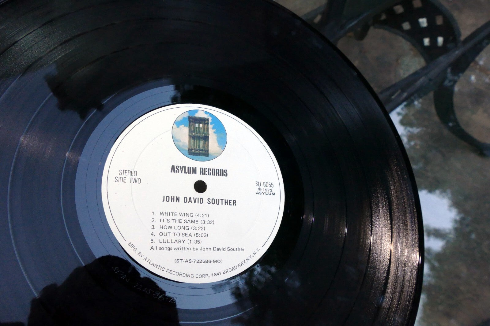 J. D. Souther Vinyl LP Asylum Records 1972, SD-5055, Self-titled  LP