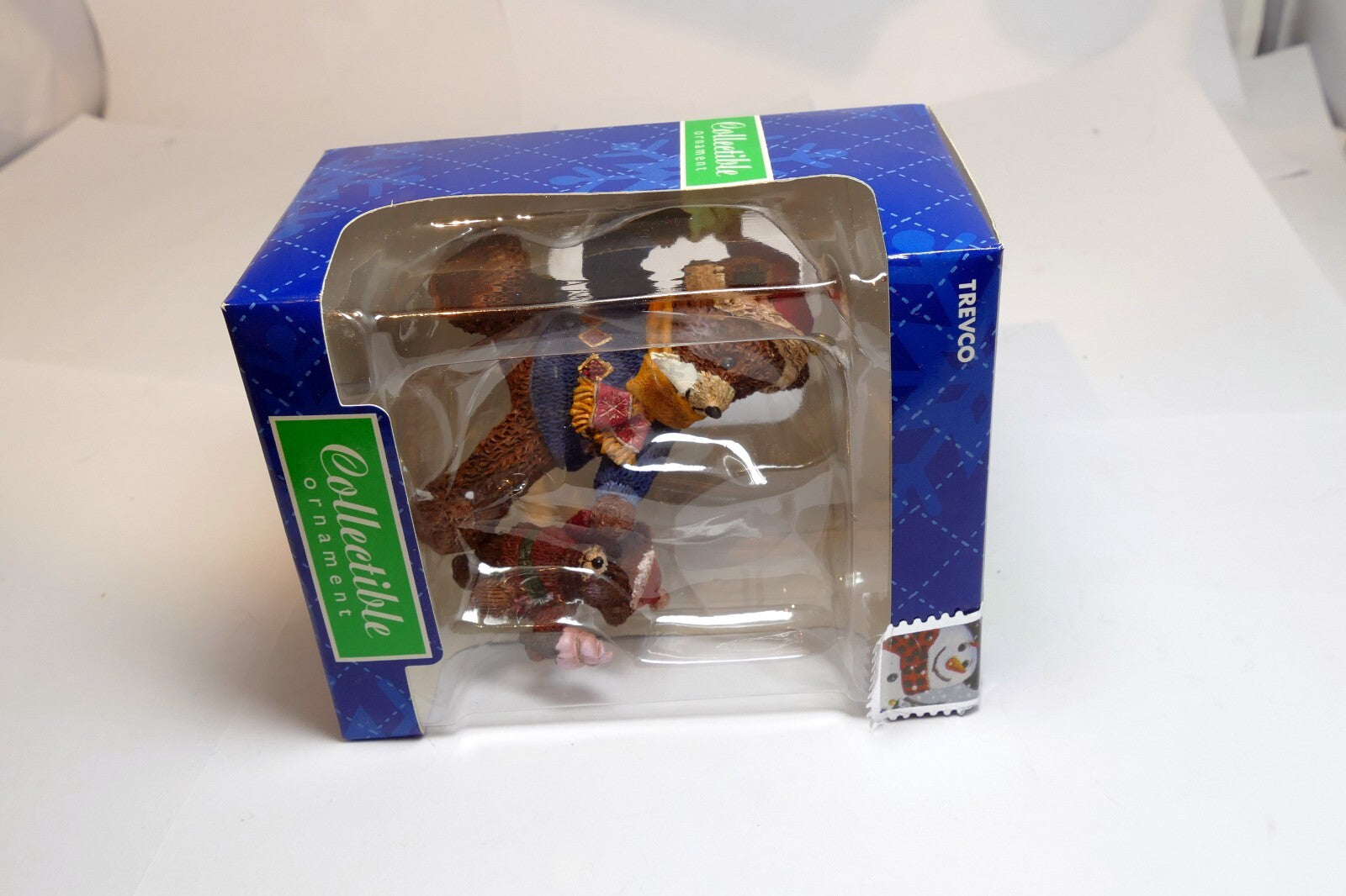 Christmas tree ornament I LOVE MY DAD bears w/Ice Cream Kids Trevco