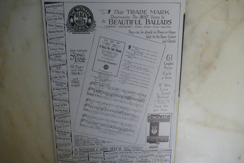 The Words Are In My Heart 1935 by Harry Warren and Al Dubin from Gold Diggers
