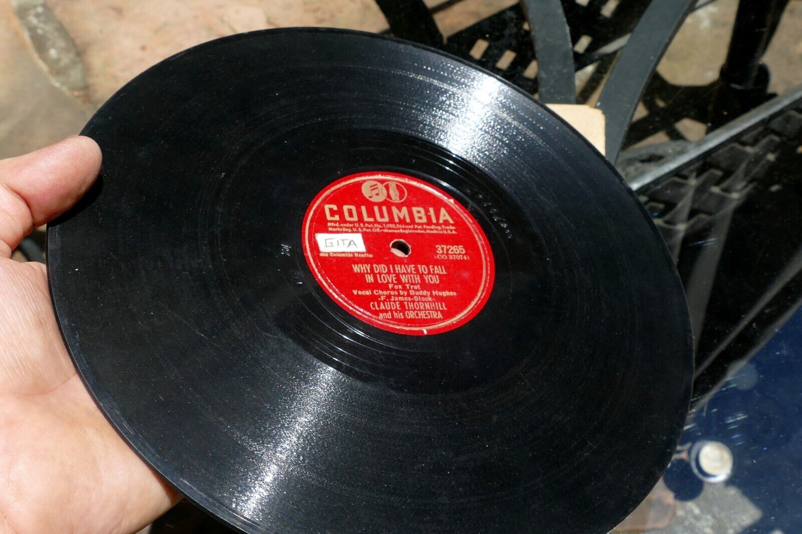 10" Claude Thornhill And His Orchestra ‎Far Away Island Why Did Fall 37265 1947