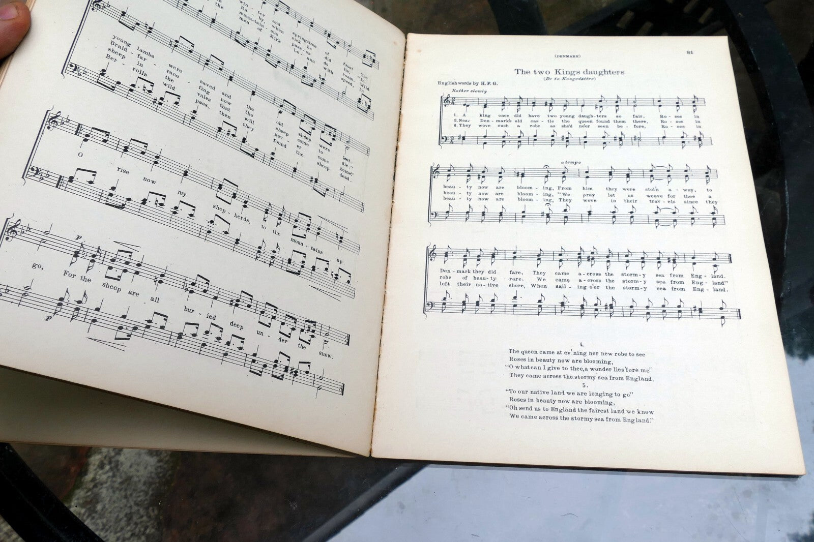 1910 LAUREL One Hundred Folk-Songs Sheet music Gilbert Birchard & co. Boston