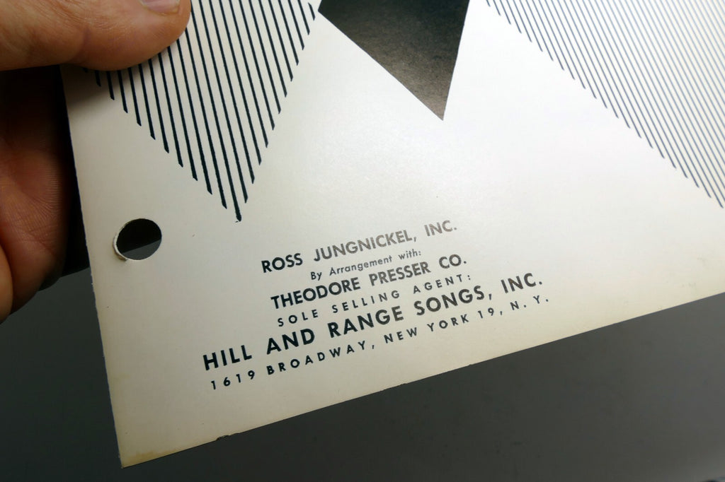 No Man is an Island  by Ted Lehrman Phil Sheer 1954 Sheet Music