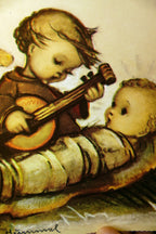 Hummel laute spielender engel postcard w. germany art   unposted   mint