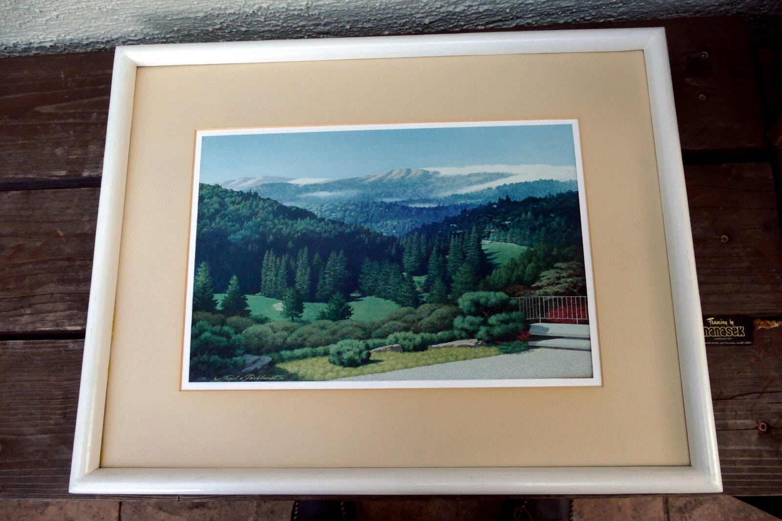 Nagel Parkhurst Sierra Nevada Cafe Landscape  Print  - 1994