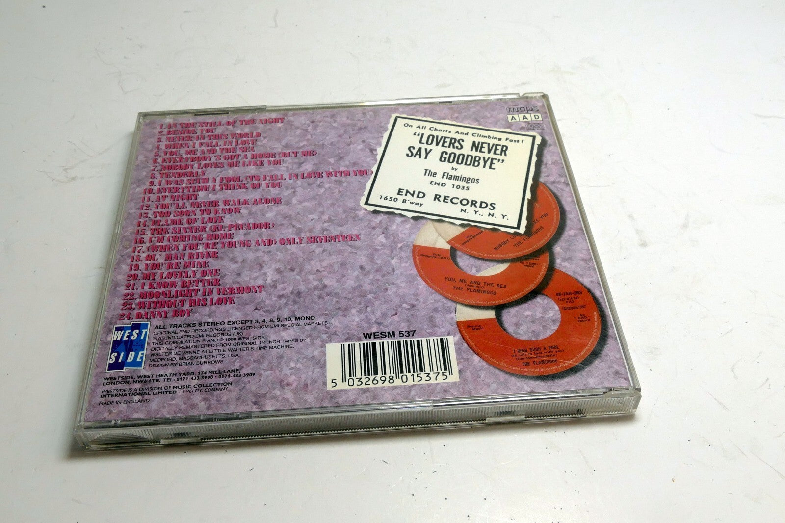 The Flamingos - Requestfully Yours  Sound Of The Flamingos  Audio CD WESM 537