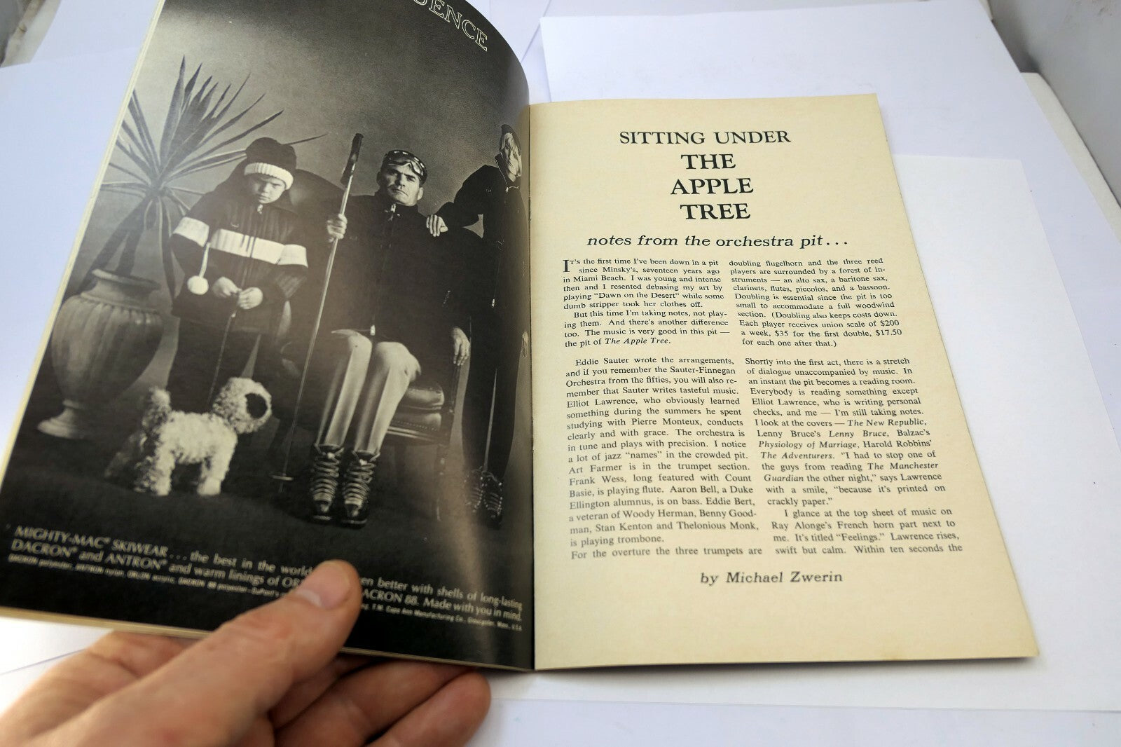1967 Playbill: Fiddler on the Roof Majestic Theatre  magazine for Theatergoers
