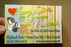 Heart spirit & groove festival add postcard, unposted