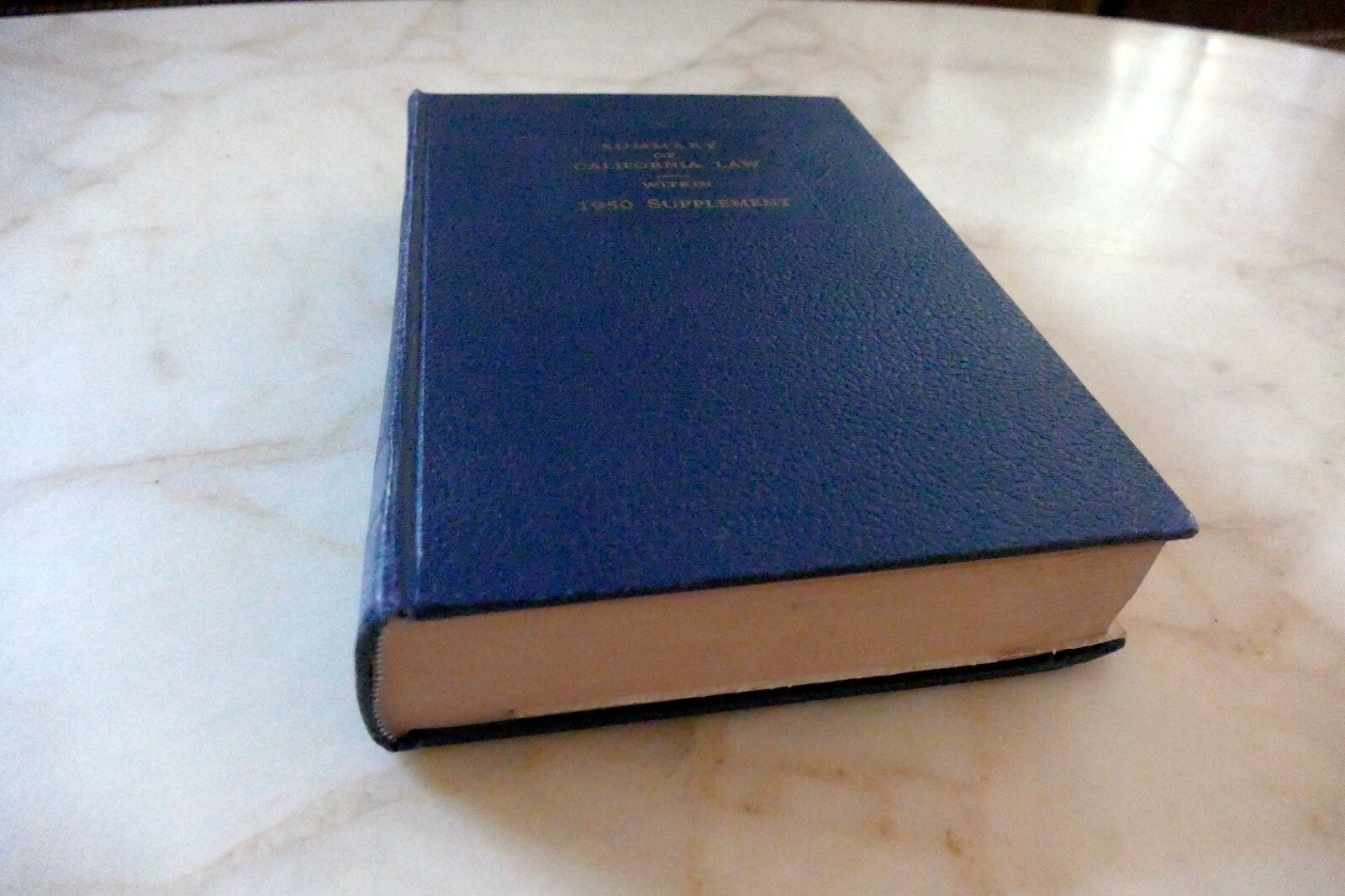 Summary of California Law 1950 Witkin Supplement San Francisco USA