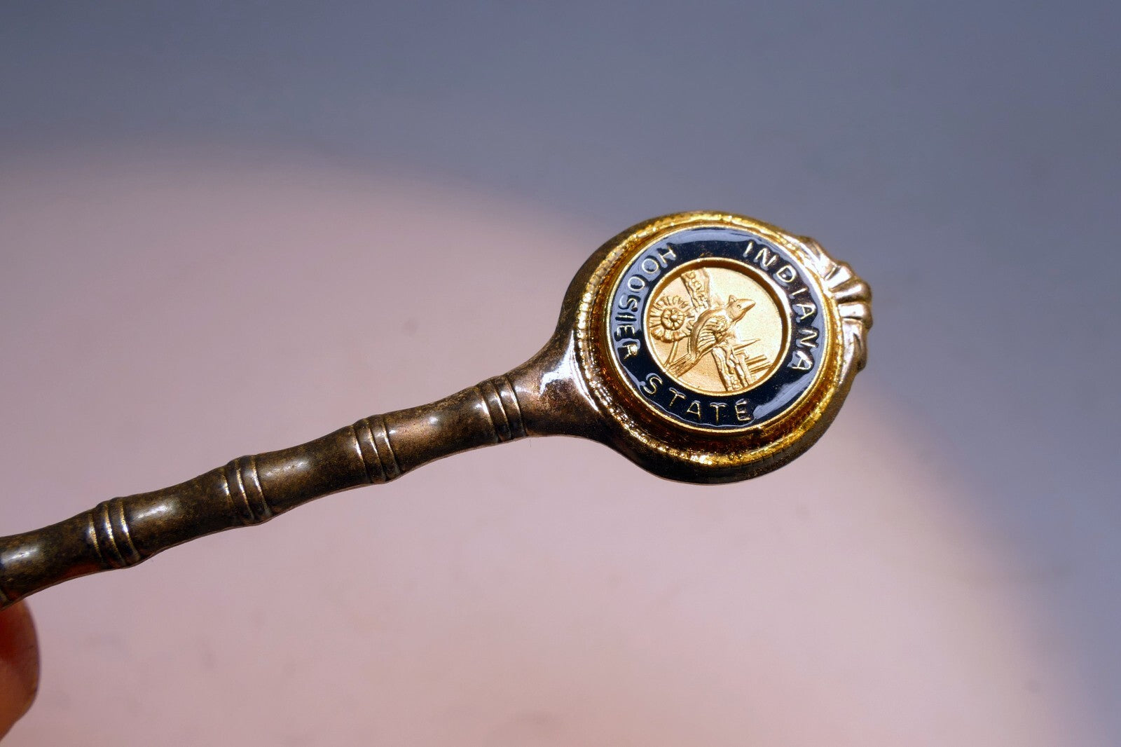 Indiana The Hoosier State Miniature Souvenir Spoon