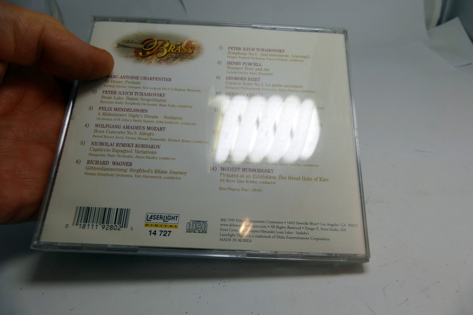 Great Brass Classics CD including Mozart's horn concerto no 3 ~ cd album