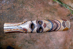 African Tribal Mask Hand Carved 20" Tall multi-tone Ceremonial