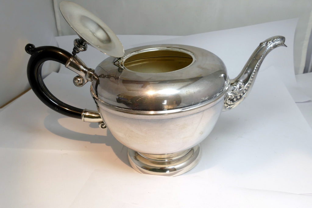 VIKING SILVER  PLATE E P COPPER TEAPOT made in Canada  Lead Mounted Tea