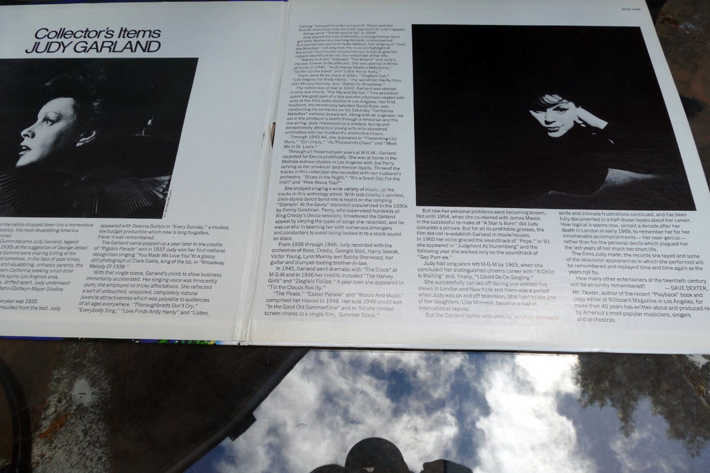 Judy Garland Collectors Items 1936-1945  two Vinyl LP  MCA 2-4046 Factory 1973