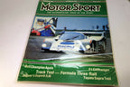 Motor Sport Magazine November 1986 F1 Cliffhanger , Toyota Supra Test, XJ6