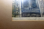 15/40 " Chartres " 1963 Etching by RUTH KERKOVIUS