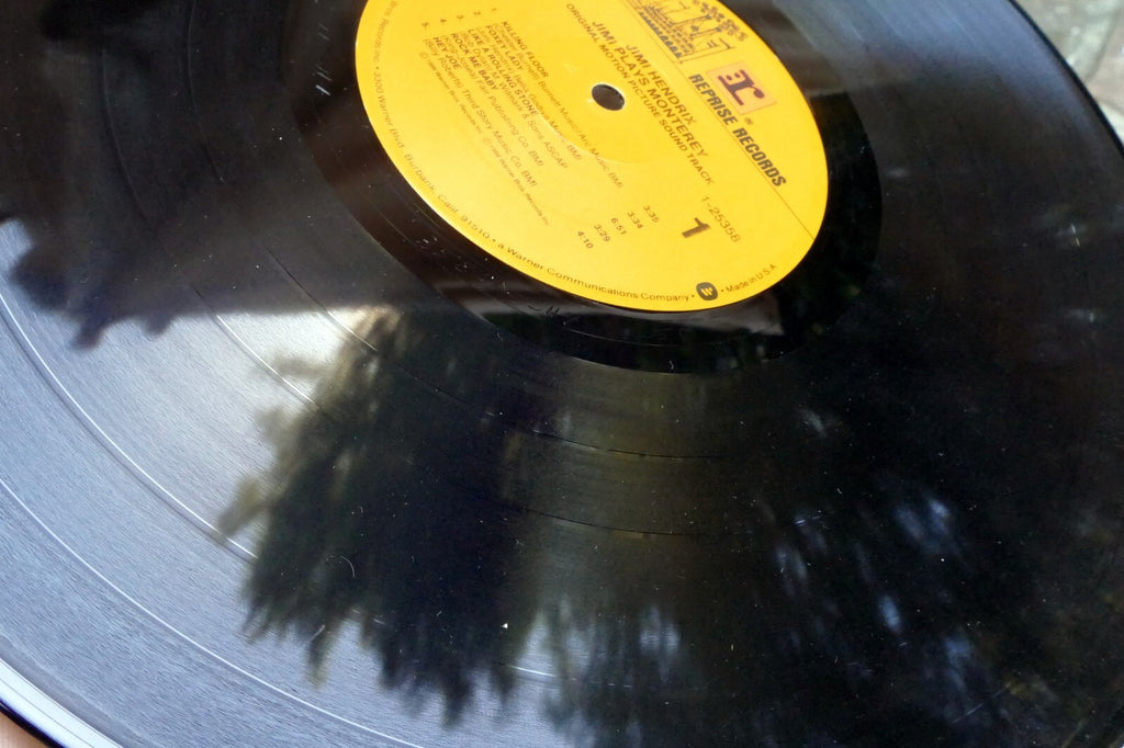 Jimi Hendrix Jimi Plays Monterey LP Vinyl Reprise Records 1986 Movie Soundtrack