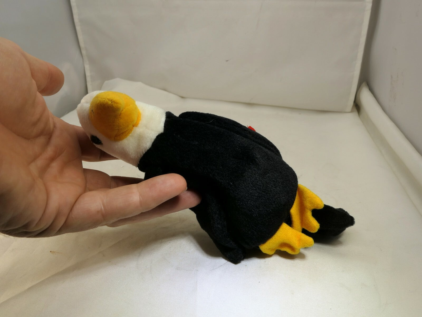 TY Beanie Baby Baldy Rare/Retired 1996 plush toy collection Bold Eagle USA
