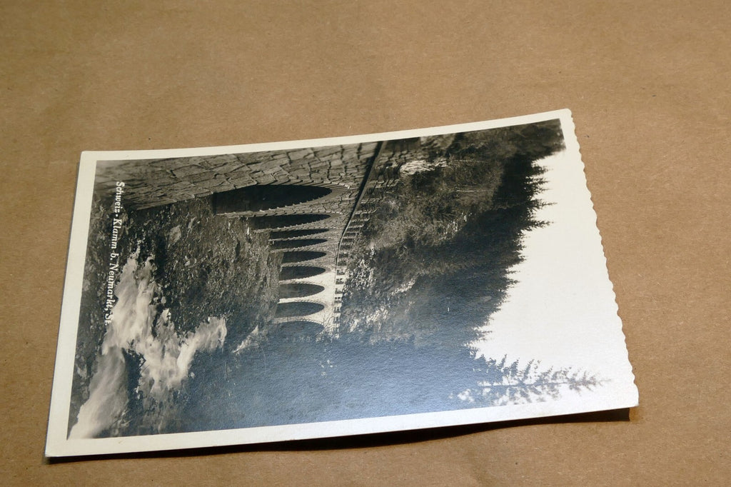 Schweiz Klamm Neumarkt St. Alps Austria postcard 1940's  - unposted