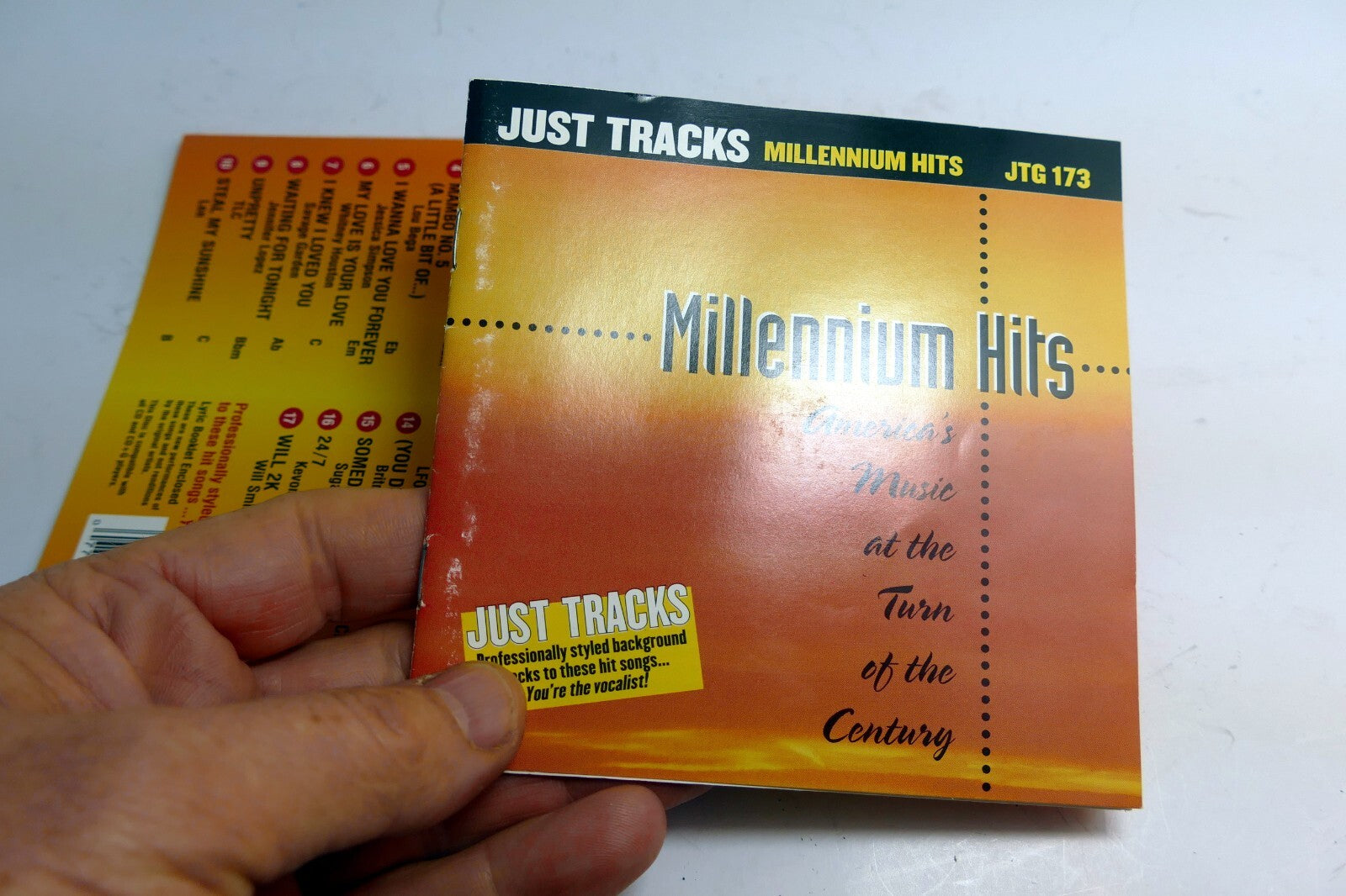 INLAY Cover ART Only NO Case or CD included Just Tracks Millennium Hits JTG 173