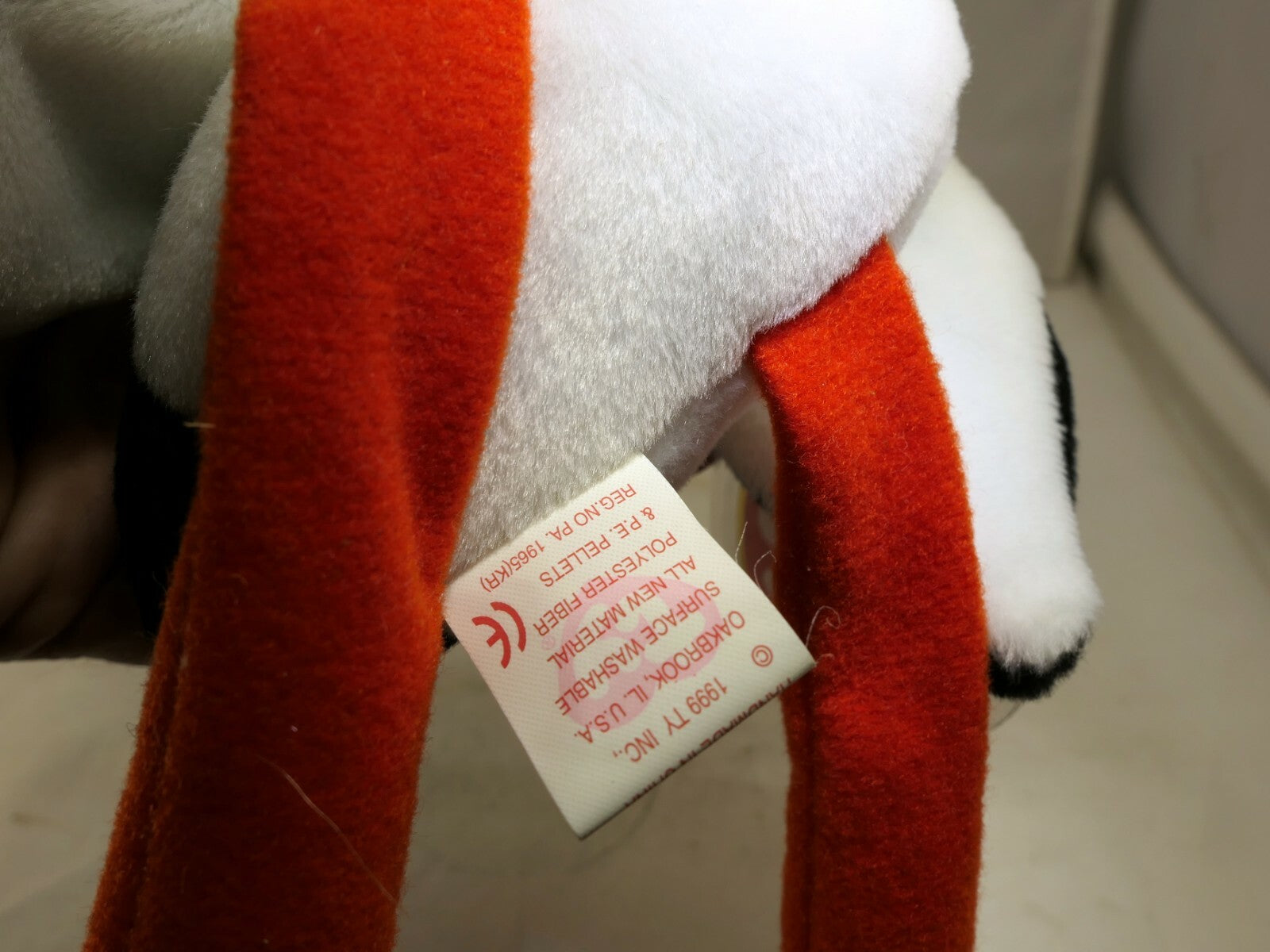TY Beanie Baby Stilts Rare/Retired 1999 plush toy collection bird white stork