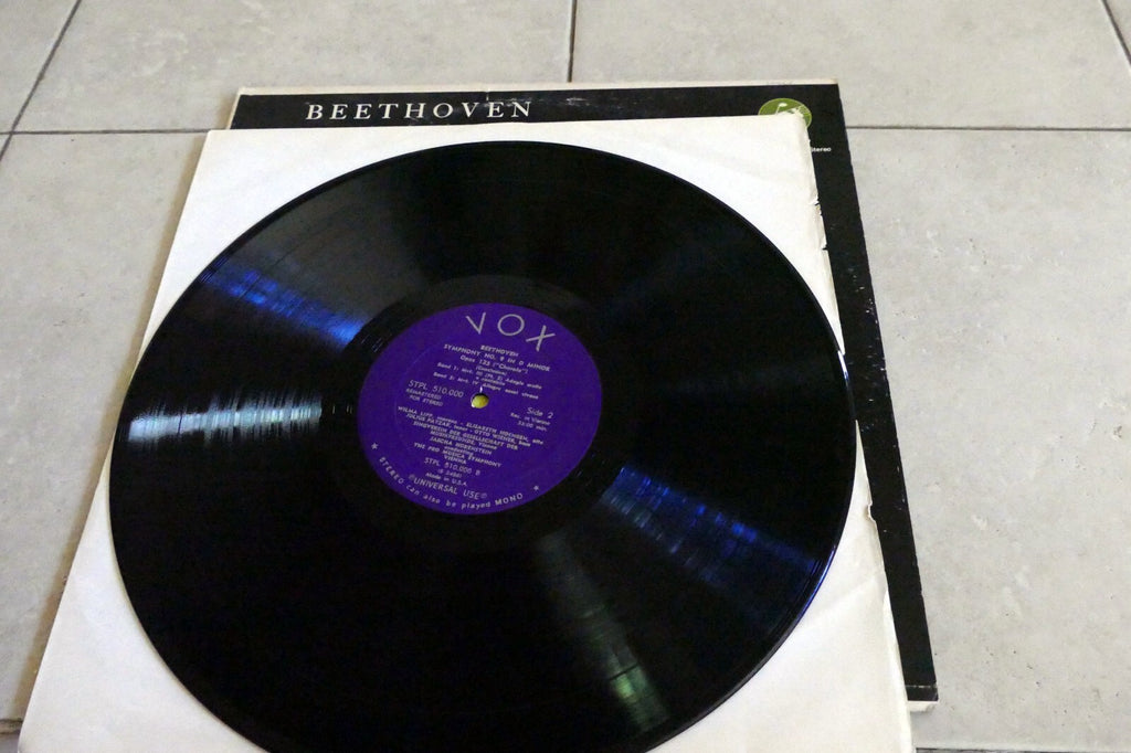 Beethoven Symphony No.9 "Choral" Jascha Horenstein LP VOX STPL 510.000 Vienna 73