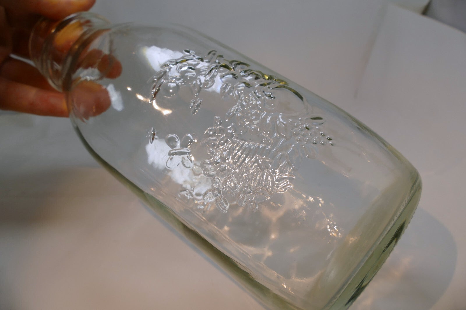 Bormioli rocco quattro stagioni bottle | 33.75oz (1l) glass / missing lid