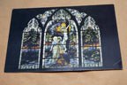 Crucifixion Window Chapel Devine Love Mercy Center Postcard Unposted