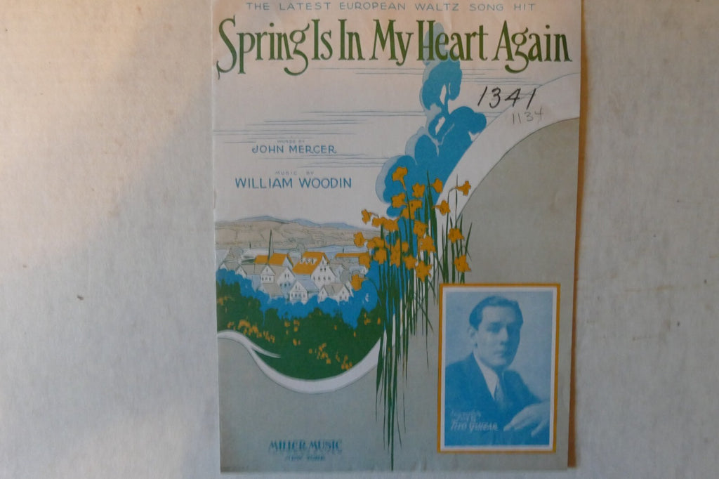 Spring is in my heart again, sheet music 1932, by john mercer and william woodin