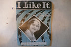I like it, sheet music 1921, by irving berlin, irving berlin, inc.