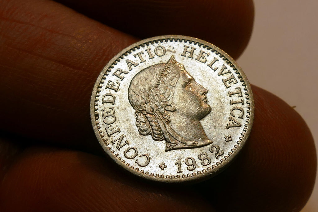 Coin Switzerland 1982 10 Rappen Confederatio Helvetica