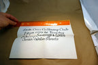 Santa Cruz Stamp Club Sign advertisement Add