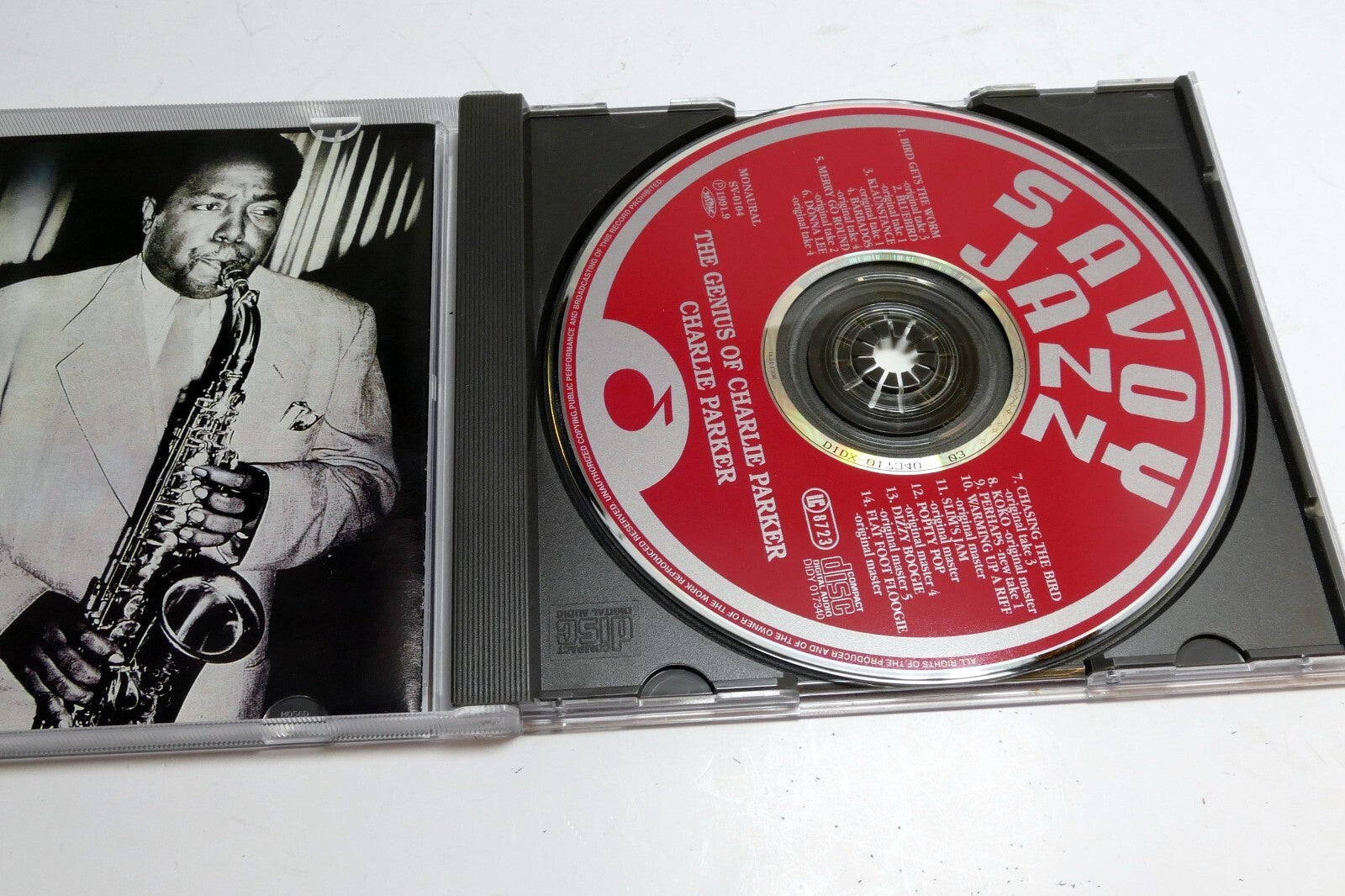 The Genius Of Charlie Parker  CD  Monaural SV-0104 1991 Nippon Columbia USA