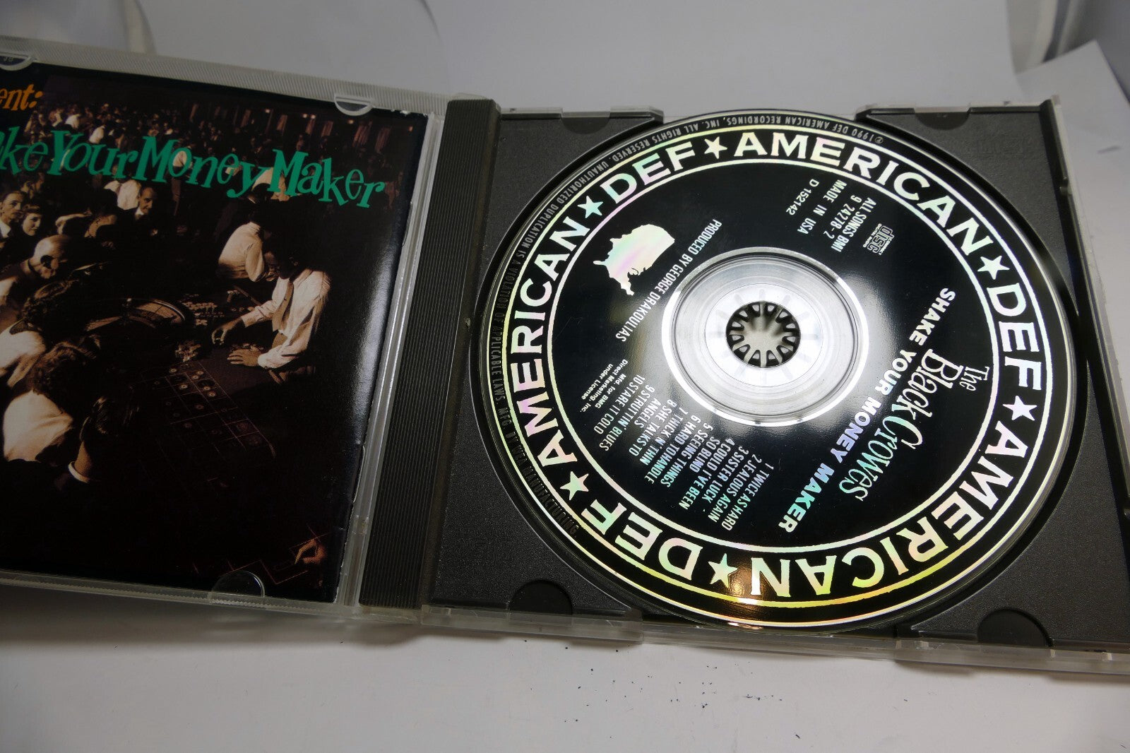 Shake Your Moneymaker Black Crowes Audio 9 24278-2 Music CD Def American Records