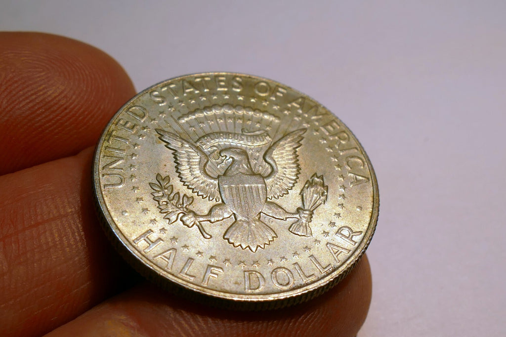 1968 - D Kennedy  half dollar coin US 40 % SILVER 60 % Copper