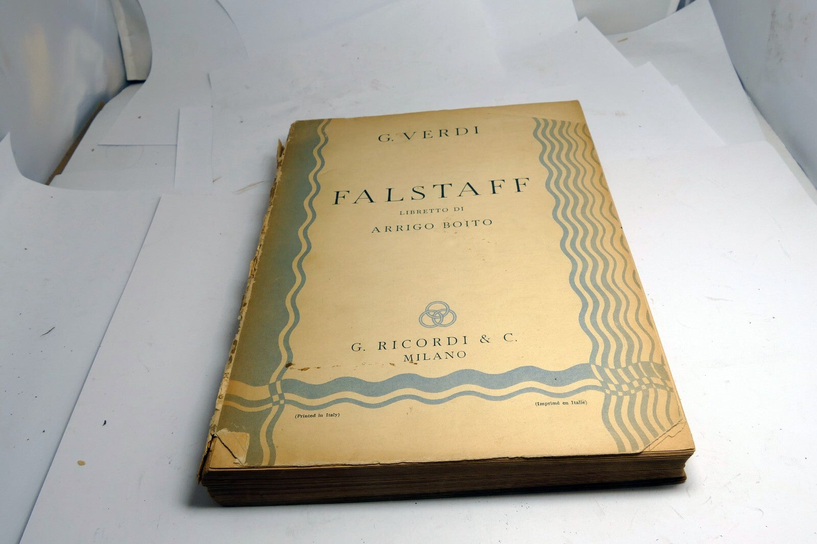 Falstaff Giuseppi Verdi Libretto Opera 1893 Matz Boito Arrigo Boito Milano Italy