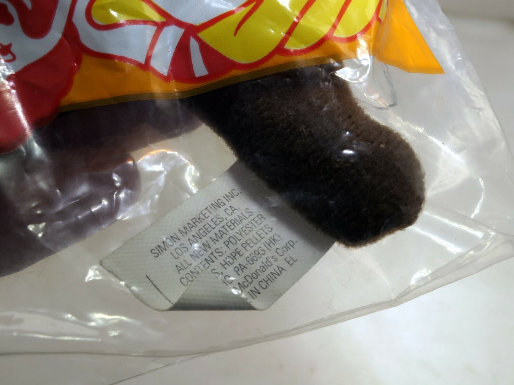 MCDONALD'S HAPPY MEAL TOY 1993 / CHOCOLATE BEANIE BABY #4 MOOSE TEENIE