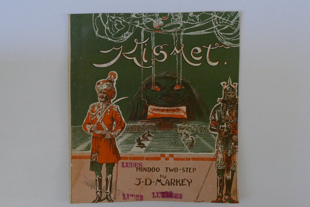 Kismet (hindoo twostep) sheet music 1911, by j.d. markey; jos. w. stern and co