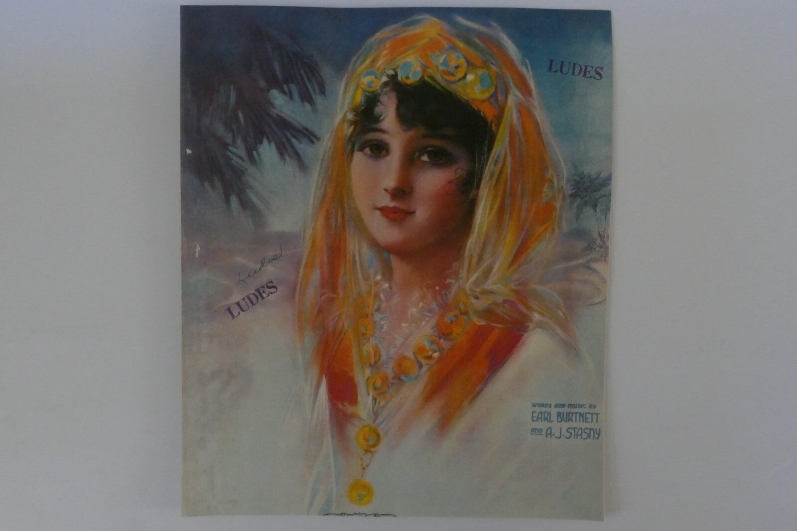 Bangalore sheet music 1919, by earl burtnett and a. j. stasny, a. j. stasny music co.
