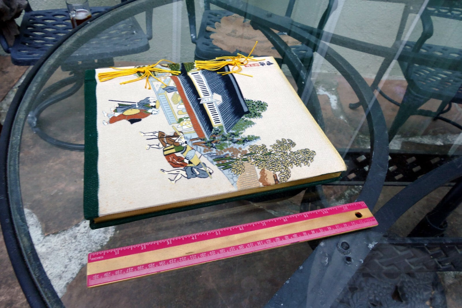 Antique Photo Album Japanese  large 10X12"
