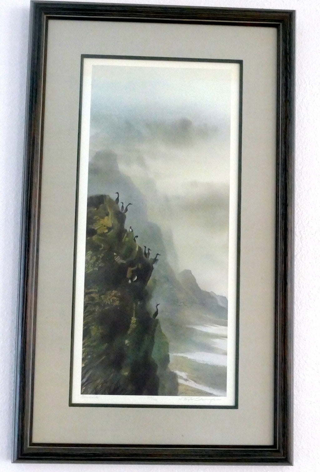 Nancy Taylor Stonington "Cormorant" 549/750 Lithograph Print Hand Signed