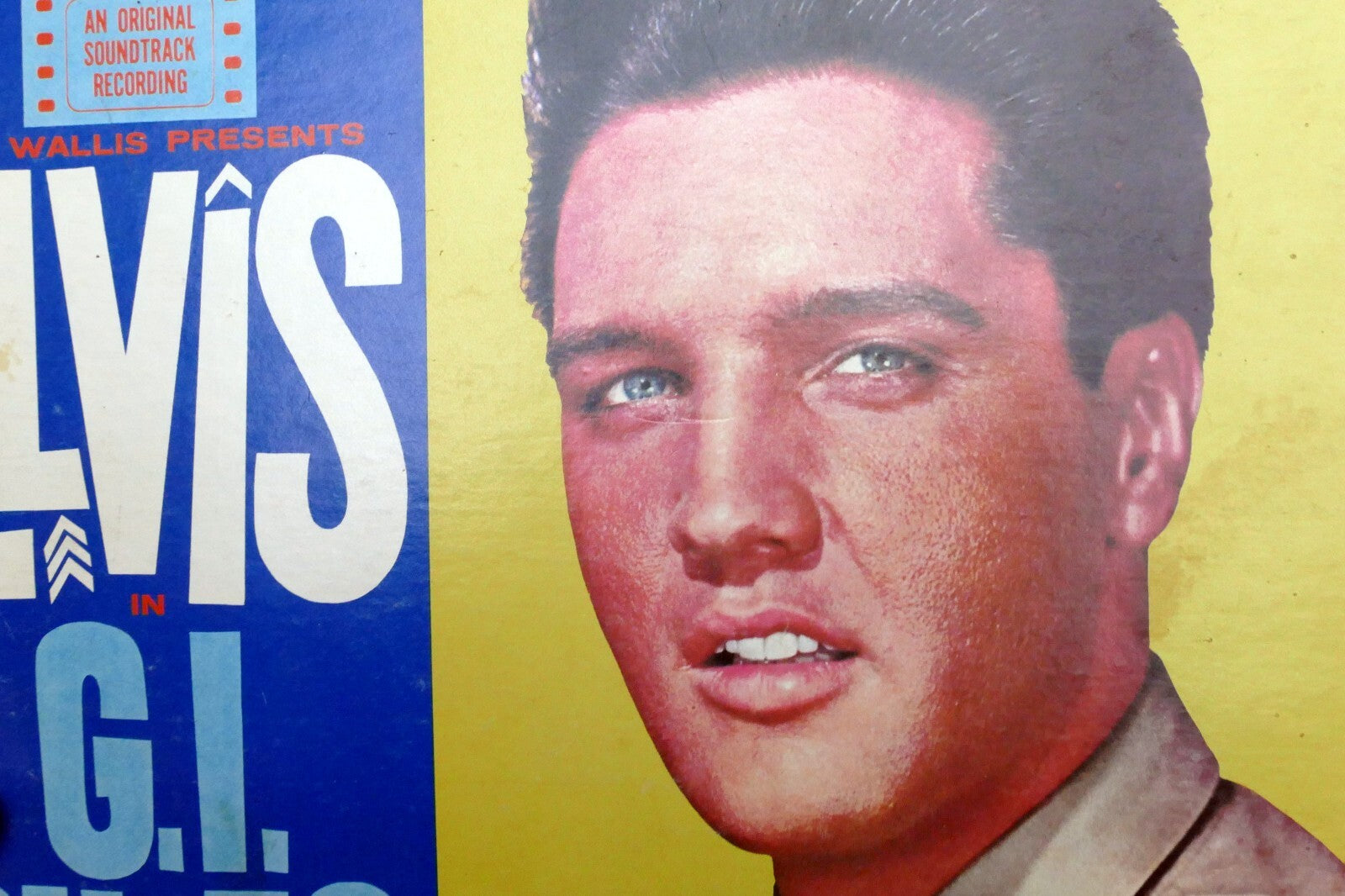 1980 elvis presley – g. i. blues afl1 2256 rca best buy   vinyl album art cover only