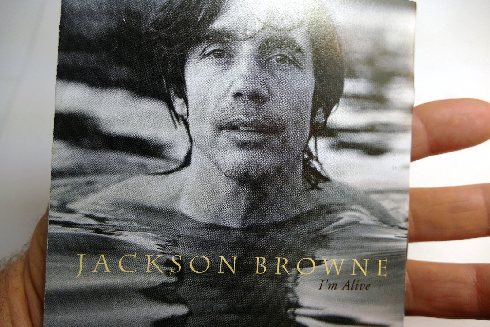 INLAY Cover ART Only NO Case, CD included  -   Jackson Browne I'm Alive