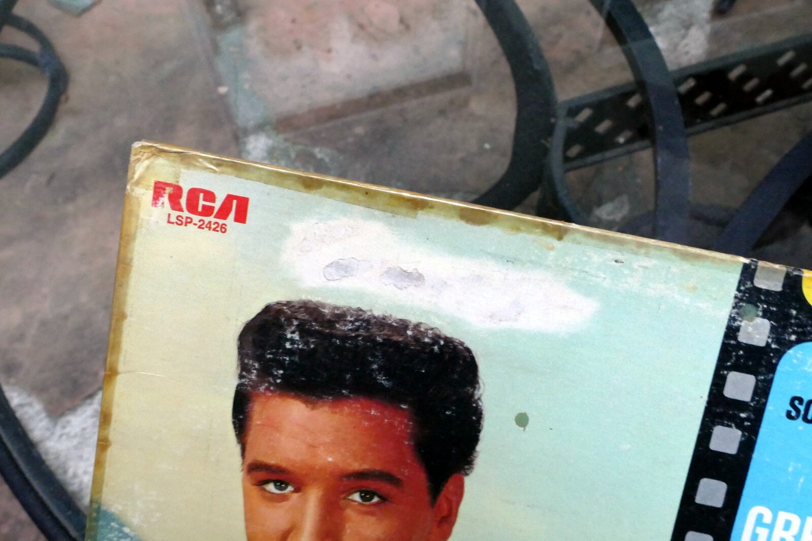 1976 Elvis Presley Blue Hawaii LSP-2426 RCA Soundtrack -  ALBUM ART COVER ONLY