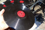 Set of 7 vintage 12-inch 78 RPM Tosca Volume II vinyl records by Puccini, featuring Gigli and conducted by Fabritiis