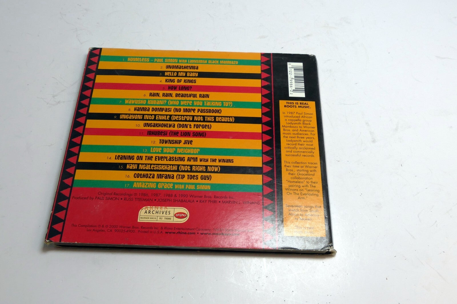 LADYSMITH BLACK MAMBAZO - The Warner Bros Collection CD