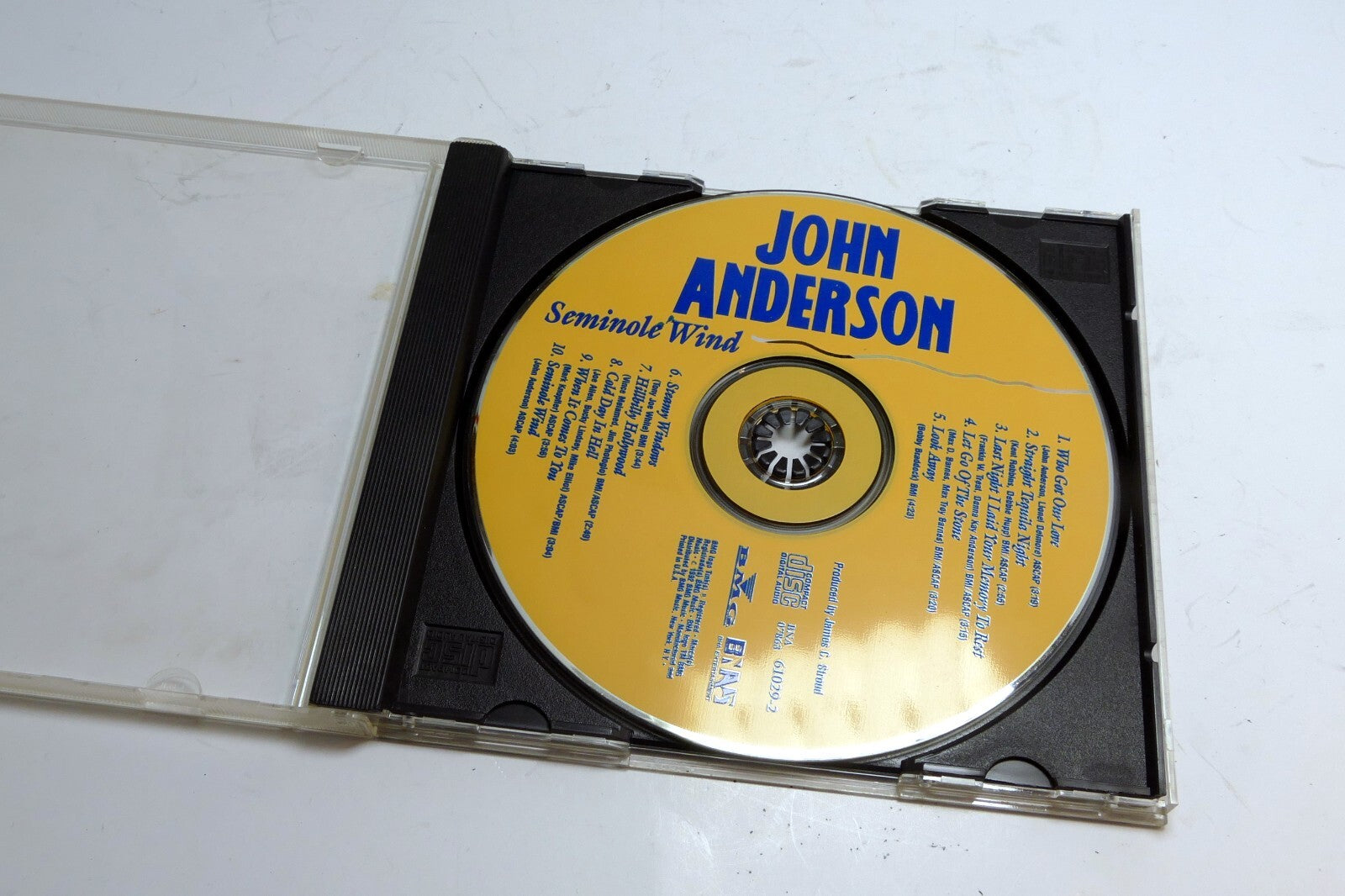 Seminole Wind - Audio CD (Only) By John Anderson BMG 1992 61929-2